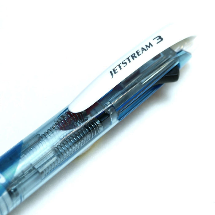 Mitsubishi Pencil Jet Stream 3 Color Ballpoint Pen 0.7mm Easy To Write Light Blue