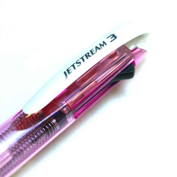 Mitsubishi Pencil Jet Stream 3-Color Ballpoint Pen Easy to Write 0.7 Pink