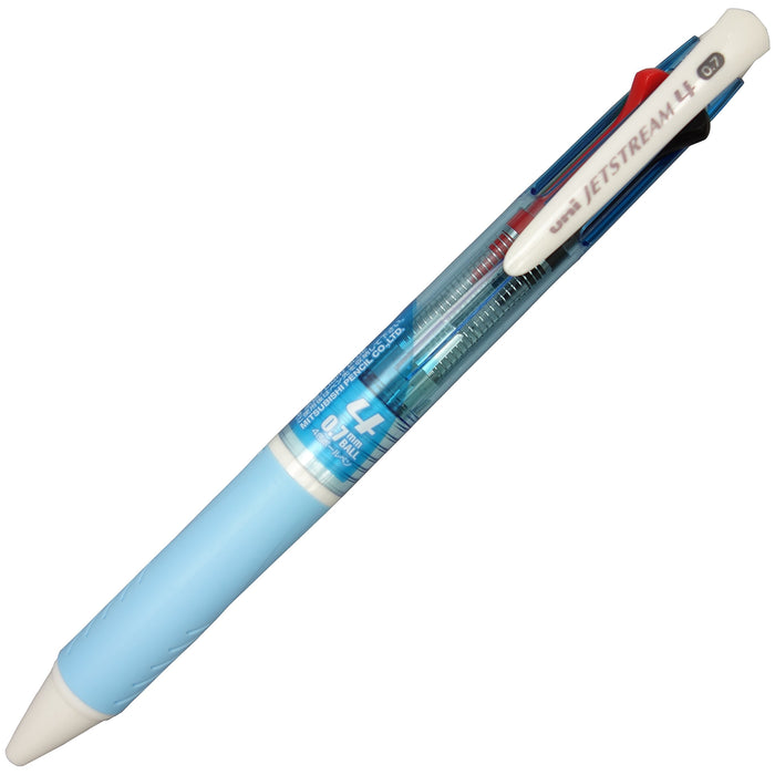 Mitsubishi Pencil Jet Stream 4 Color 0.7 Ballpoint Pen Easy to Write Light Blue