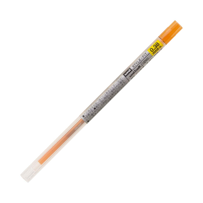 Mitsubishi Pencil Umr10938.4 Ballpoint Pen Refill 0.38 Style Fit Orange