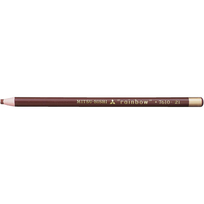 Mitsubishi Pencil Aqueous Dermatograph No.7610 Brown Colored Pencils 1 Dozen