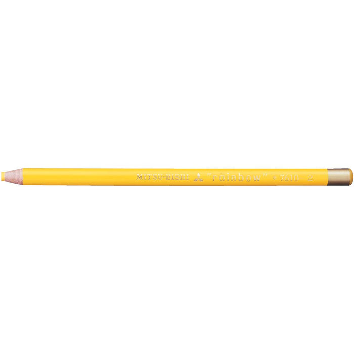 Mitsubishi Pencil No.7610 - Pack of 12 Yellow Aqueous Colored Dermatograph Pencils