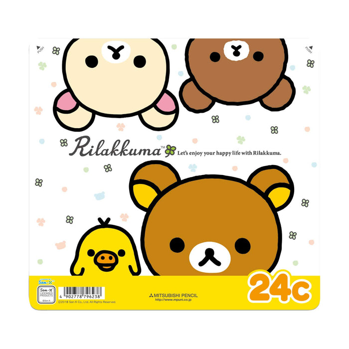 Mitsubishi Pencil Rilakkuma 880 Colored Pencil Set - 24 Colors K88024Crky