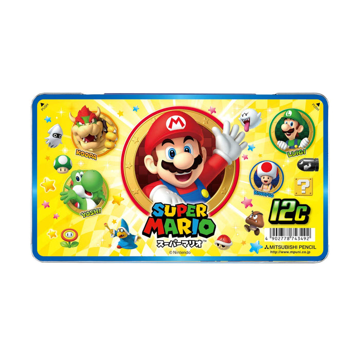 Mitsubishi Pencil Super Mario 880 12 Color Pack K88012Csms3