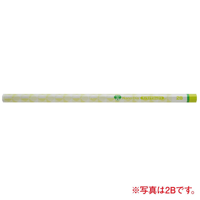 Mitsubishi Pencil Nano Diamond B Green Drawing Pencils Pack of 12