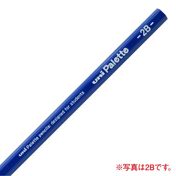 Mitsubishi Pencil Uni Palette 4B Pastel Blue Drawing Pencil Pack of 12