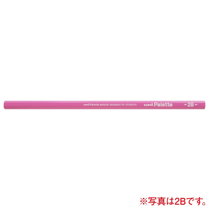 Mitsubishi Pencil Uni Palette 6B Drawing Pencil Pastel Pink 1 Dozen Pack