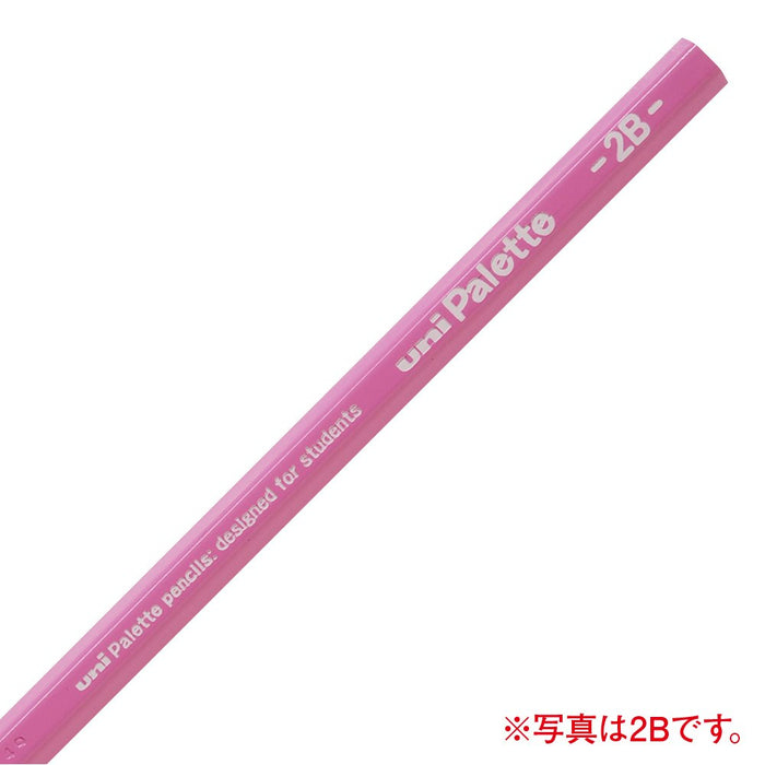 Mitsubishi Pencil Uni Palette B Drawing Pencil Red Pastel Pink Pack of 12