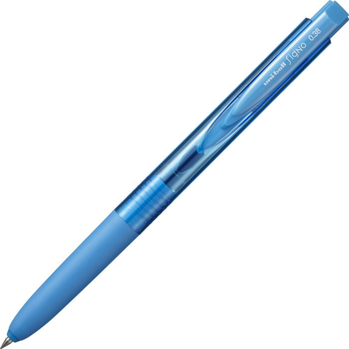 Mitsubishi Pencil Signo Rt1 Gel Ballpoint Pen 0.38 Light Blue 10 Pieces