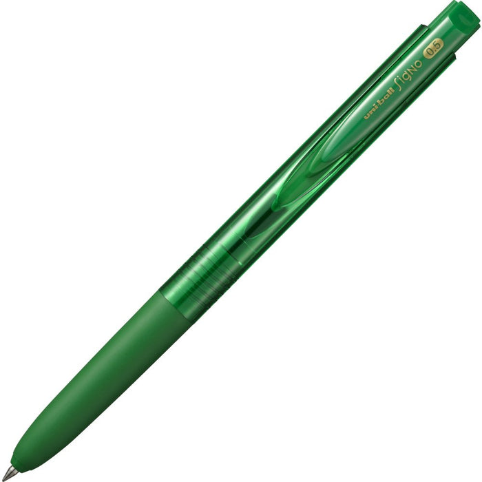 Mitsubishi Pencil Signo Rt1 0.5 Gel Ballpoint Pen 10 Piece Pack Green