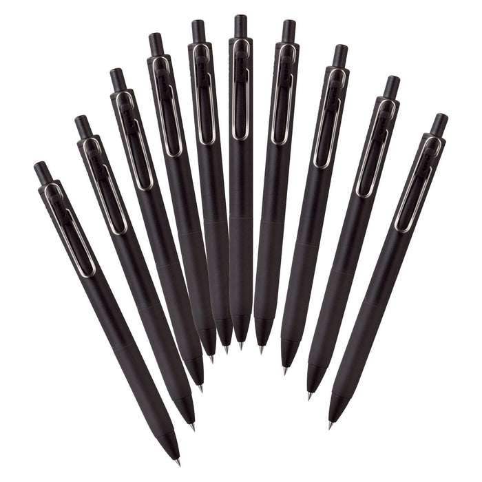 Mitsubishi Pencil Uniball One Gel Ballpoint Pen 0.38 Black 10-Pack