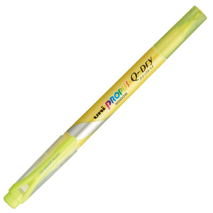 Mitsubishi Pencil Propus Quick Dry Yellow Highlighters Pack of 10