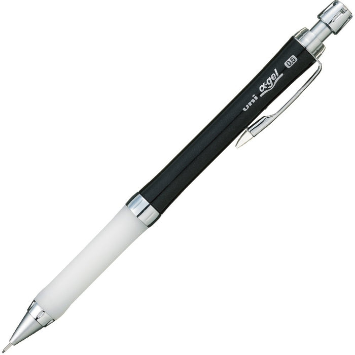 Mitsubishi Pencil Alpha Gel Slim 0.5 Mechanical Pencil in Pure Black