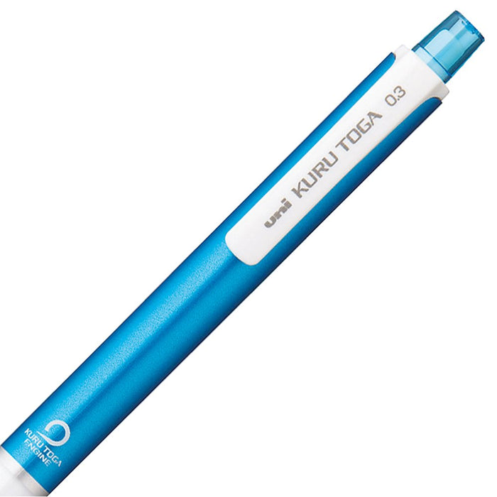 Mitsubishi Pencil Kurtoga 0.3 Blue Mechanical Pencil with Automatic Lead Rotation