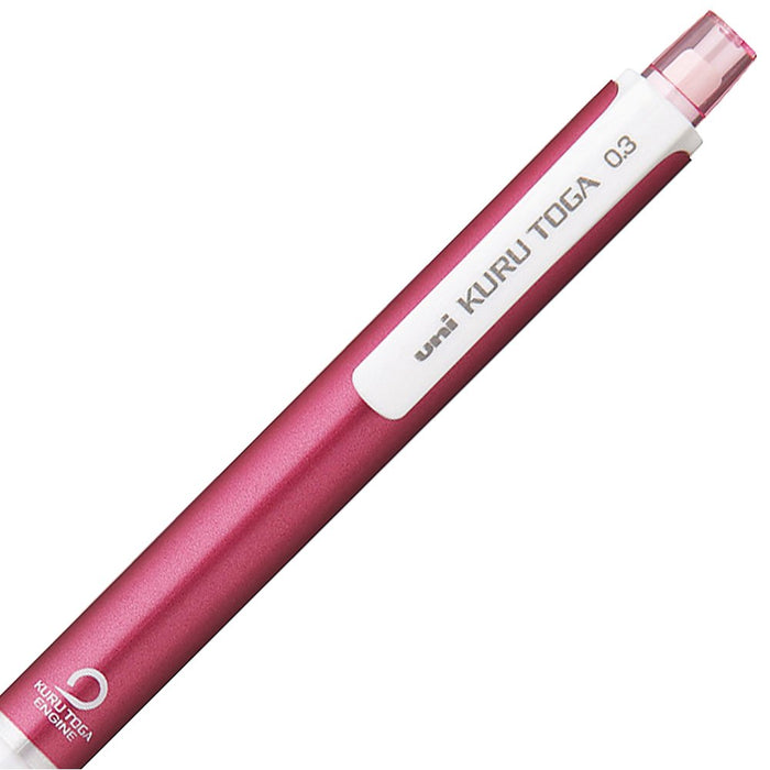 Mitsubishi Pencil Kurtoga Mechanical Pencil - 0.3 Automatic Lead Rotation Pink