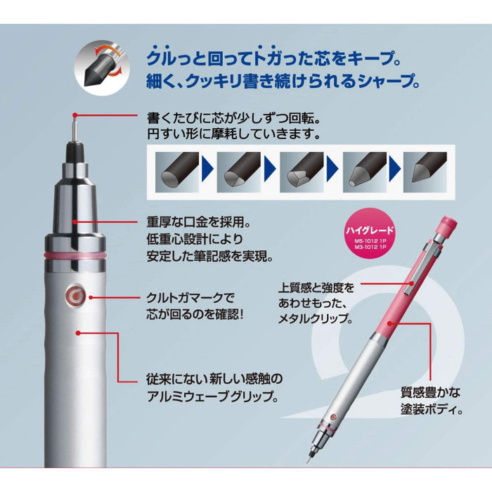 Mitsubishi Pencil Kurtoga High Grade 0.5 Mechanical Pencil in Deep Blue