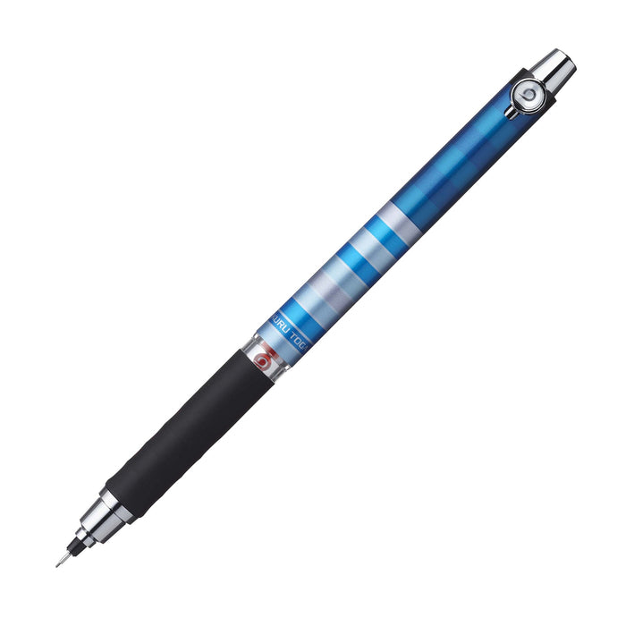 Mitsubishi Pencil Kurtoga 0.5 Mechanical Pencil Rubber Grip Blue Border