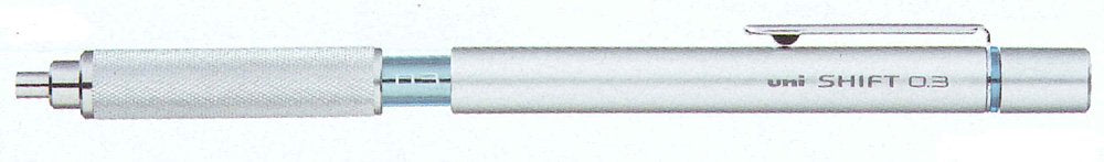 Mitsubishi Pencil 0.3 Mechanical Drafting Pencil Silver M31010.26 Edition