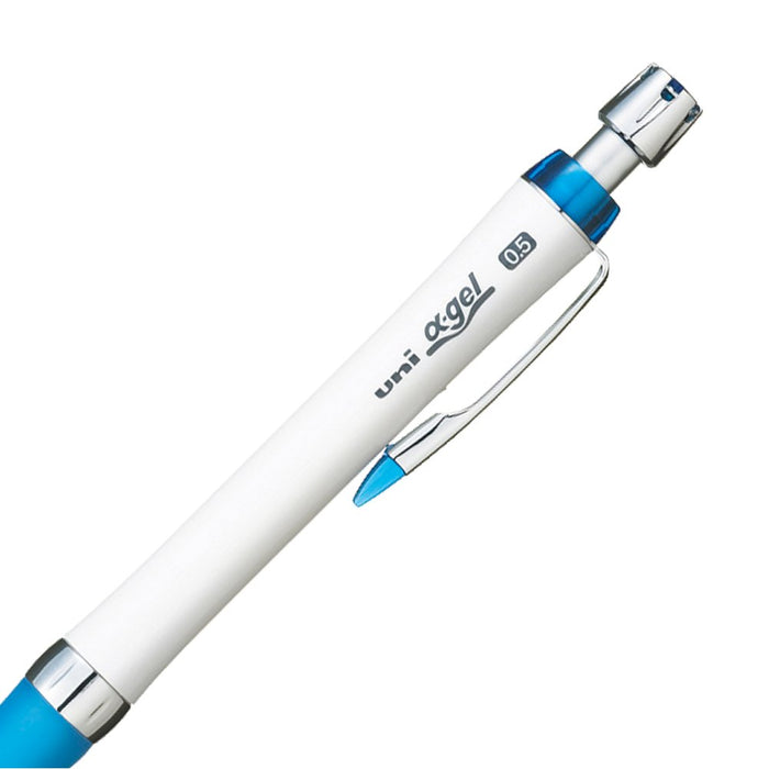 Mitsubishi Pencil Uni Alpha Gel Slim Mechanical Pencil 0.5 White Blue M5807Gg1Pw.33