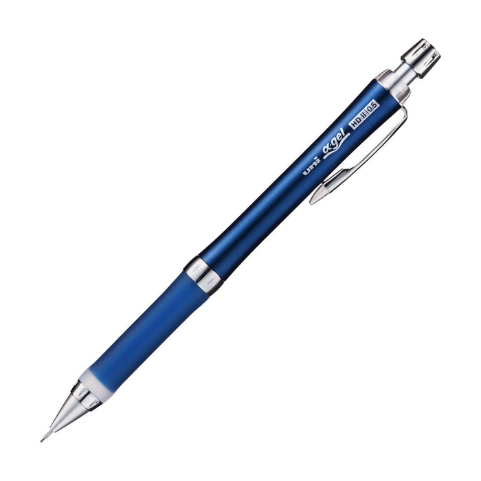 Mitsubishi Pencil Uni Alpha Gel Slim Hard 0.5mm Mechanical Pencil in Navy