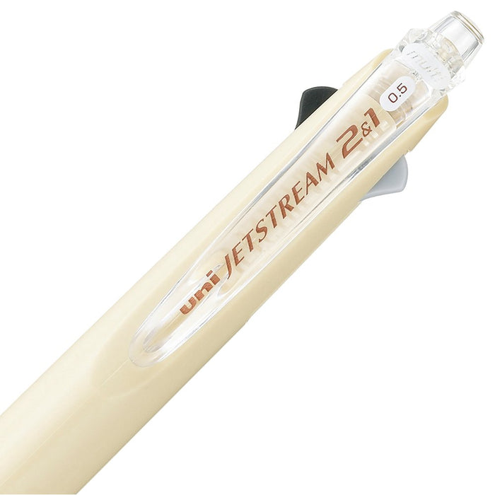 Mitsubishi Pencil Ivory Multi-Function Pen Jet Stream 2 in 1 Easy Write 0.5mm