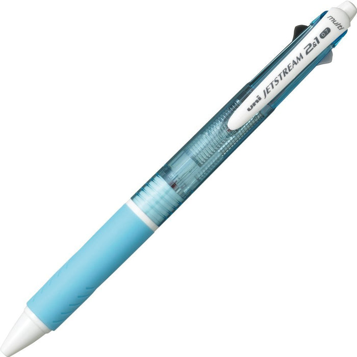 Mitsubishi Pencil Jet Stream 2&1 Multi-Function Pen 0.7mm Light Blue Easy Write