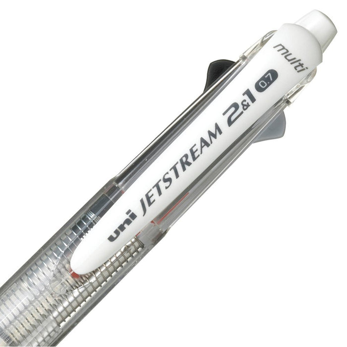 Mitsubishi Pencil Jet Stream Multi-Function 2-in-1 Pen 0.7mm Transparent Easy Write