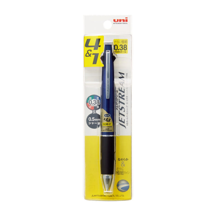 Mitsubishi Pencil Jet Stream Multi-Function Pen 0.38 Easy Writing in Navy