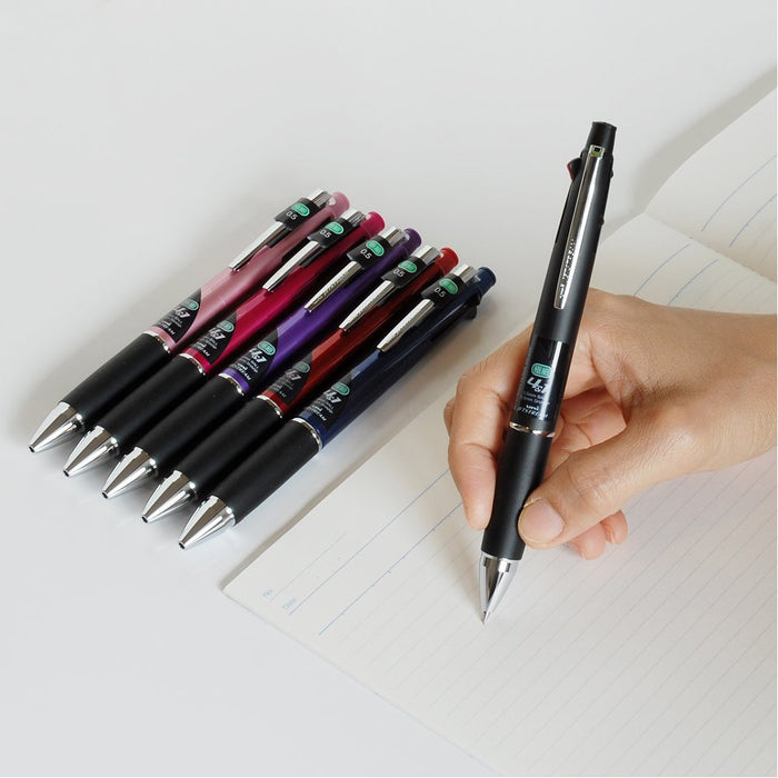 Mitsubishi Pencil Jet Stream Multi-Function 4&1 Easy Write Pen 0.5mm Bordeaux