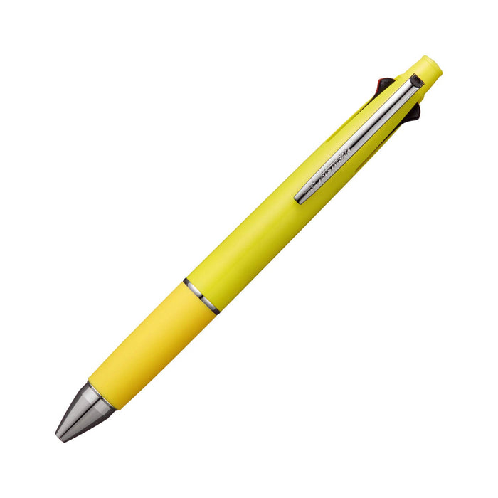 Mitsubishi Pencil Jet Stream 4&1 0.5 Multi-Function Pen Easy to Write in Lemon Yellow