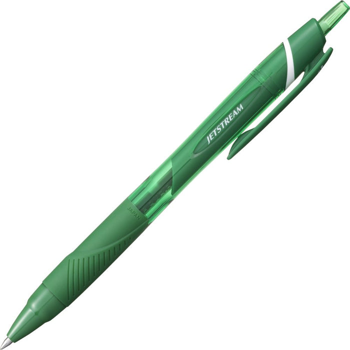 Mitsubishi Pencil Jet Stream 0.7 Green Ballpoint Pen Easy-To-Write Pack of 10