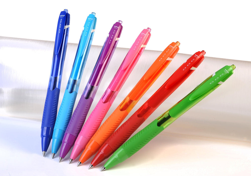 Mitsubishi Pencil Jet Stream Ballpoint Pen 0.7mm Lime Green 10 Pack Easy to Write