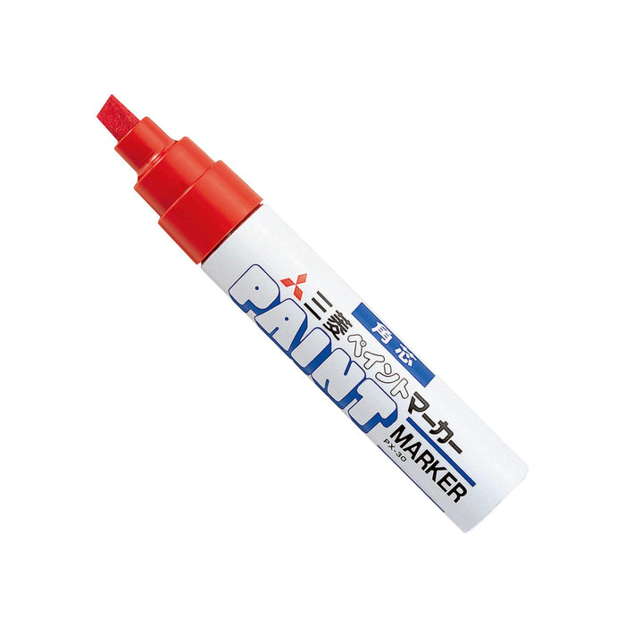 Mitsubishi Pencil Bold Red Paint Marker Set of 5 Px30.15