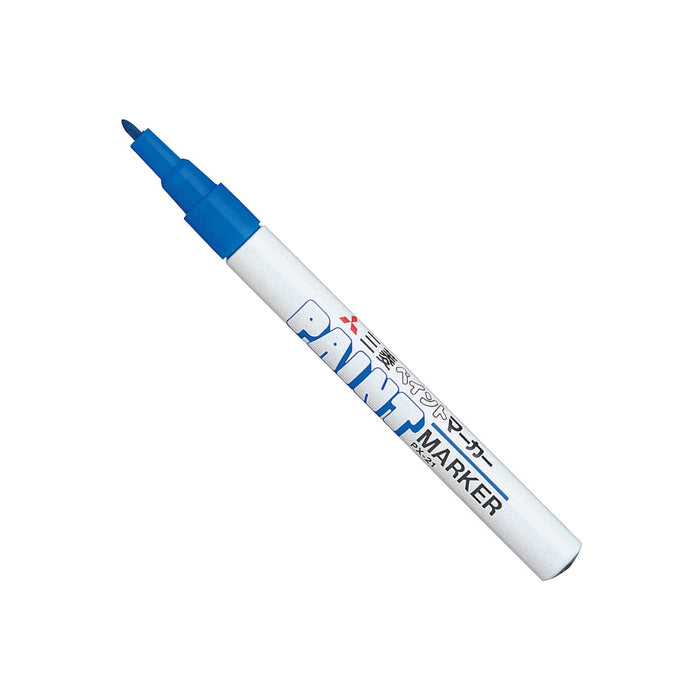 Mitsubishi Pencil Blue Paint Marker - Fine Point Pack of 10 Model PX21.33