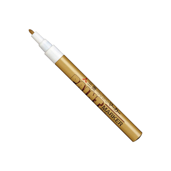 Mitsubishi Pencil Fine Point Gold Paint Marker - Set of 10 Pieces Px21.25