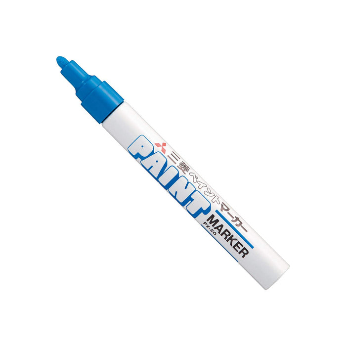 Mitsubishi Pencil Medium Point Light Blue Paint Marker 10 Piece Set