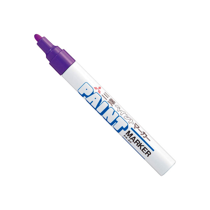 Mitsubishi Pencil Purple Paint Marker Medium Point - Pack of 10