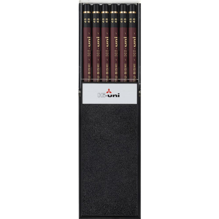 Mitsubishi Pencil High Uni 4B - Pack of 12 Premium Quality Pencils