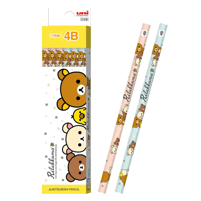 Mitsubishi Pencil Rilakkuma 4B 1 Dozen in Paper Box K55994B