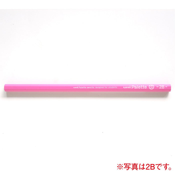 Mitsubishi Pencil Uni Palette B Non-Slip Pink Scraping Gripper Pack of 12