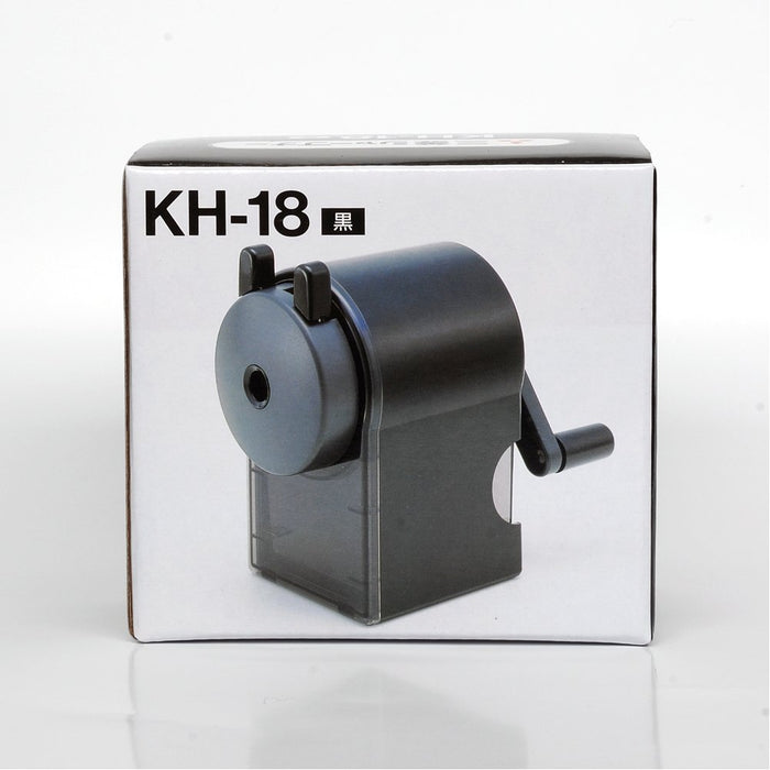 Mitsubishi Pencil KH-18 Manual Pencil Sharpener in Black