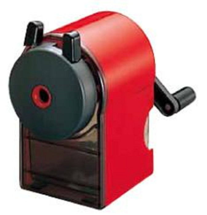 Mitsubishi Pencil KH-18 Manual Pencil Sharpener Compact and Portable in Red