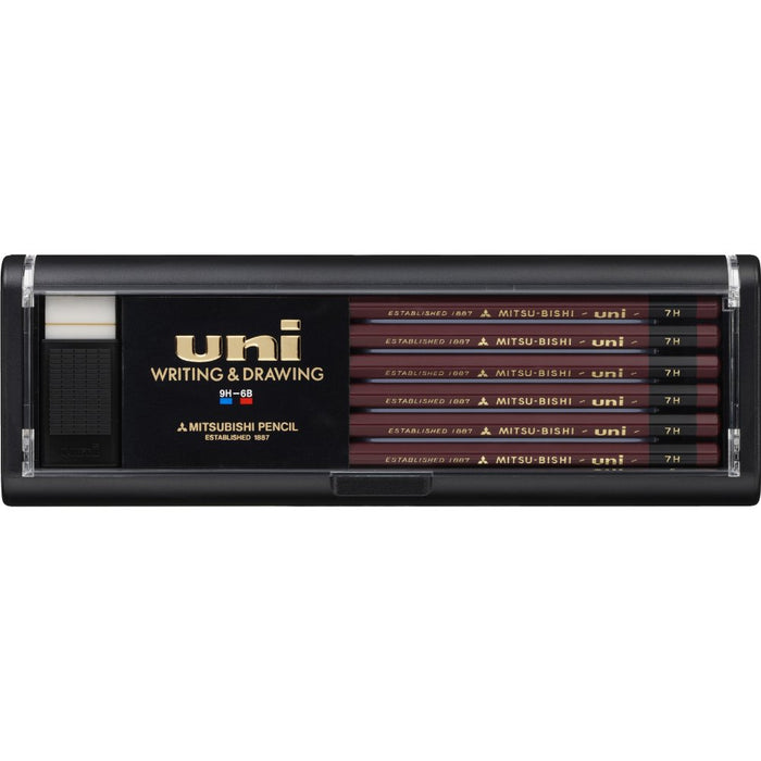 Mitsubishi Pencil Uni 7H - 高品質鉛筆散裝 1 打裝