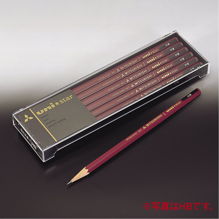 Mitsubishi Pencil Unistar H Quality Pencils Pack of 1 Dozen