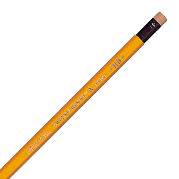 Mitsubishi Pencil HB Eraser-Tipped Pencils Pack of 12 K9852HB