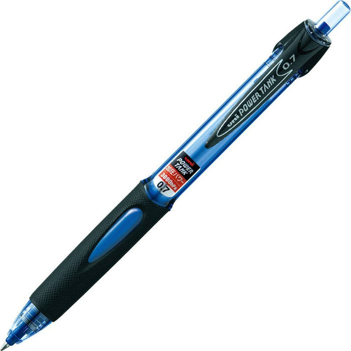 Mitsubishi Pencil Power Tank Pressure Ballpoint Pen 0.7 Blue 10 Pack