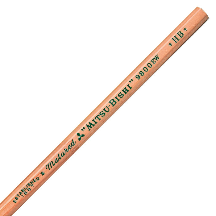 Mitsubishi Pencil 9800Ew HB Eco-friendly Recycled Pencils Pack of 12