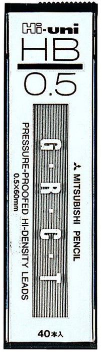 三菱铅笔 High Uni 0.5 HB 尖头铅笔芯 10 支装