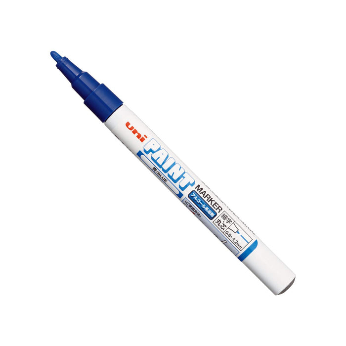 Mitsubishi Pencil Uni Fine Point Blue Alcohol Paint Marker Pack of 10