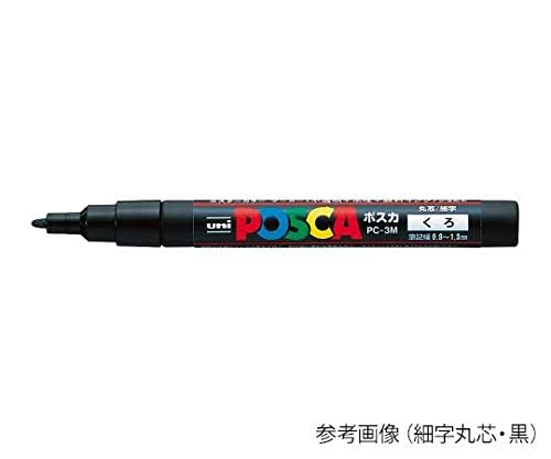 三菱铅笔 Uni Posca 细头 0.9-1.3mm 白色 PC-3M.1